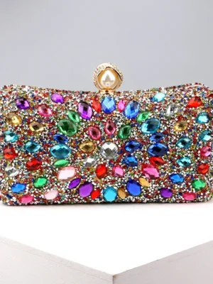 Multi-color Casual Chains Rhinestone Bags