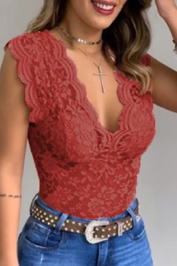 Casual V Neck Tops