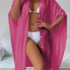 Sexy Casual Cardigan Swimwear Cover Up