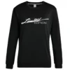 Black Casual Vintage Print Letter O Neck Tops