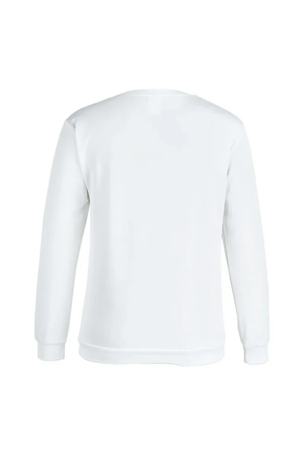 White Casual Daily Print O Neck Tops