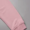 Pink Cute Print Hooded Collar Tops