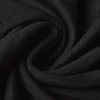 Black Casual Print O Neck Tops