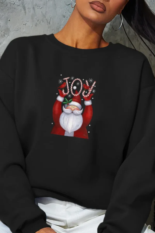 Daily Christmas Santa Claus O Neck Winter Sweatshirt