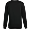 Black Casual Print O Neck Tops
