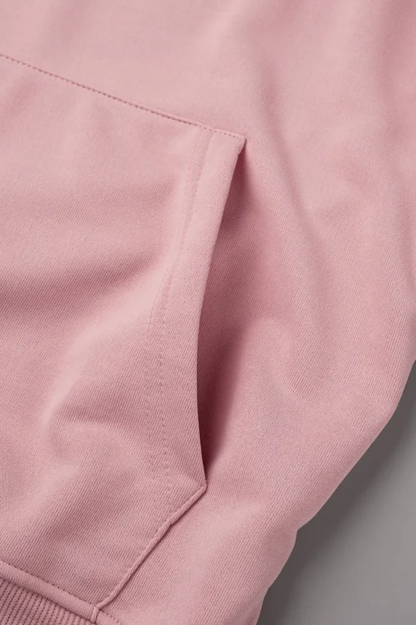 Pink Cute Print Hooded Collar Tops