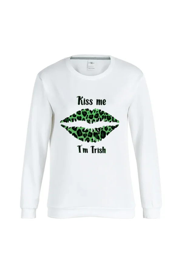 Street Lips Printed O Neck Tops