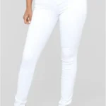 Fashion Casual Mid Waist Skinny Denim Jeans