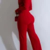 Casual Buttons Square Neck Regular Jumpsuits