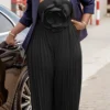 Casual Flower Shape Spaghetti Strap Loose Jumpsuits