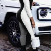 Black Casual Basic O Neck Skinny Jumpsuits
