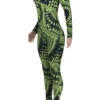 Black Fashion Zipper Collar Skinny Jumpsuits