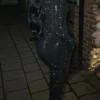 Black Casual Sequins Zipper Collar Skinny Jumpsuits