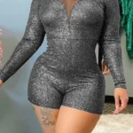 Sexy O Neck Skinny Rompers