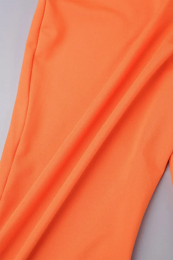 Casual Zipper Collar Skinny Jumpsuits