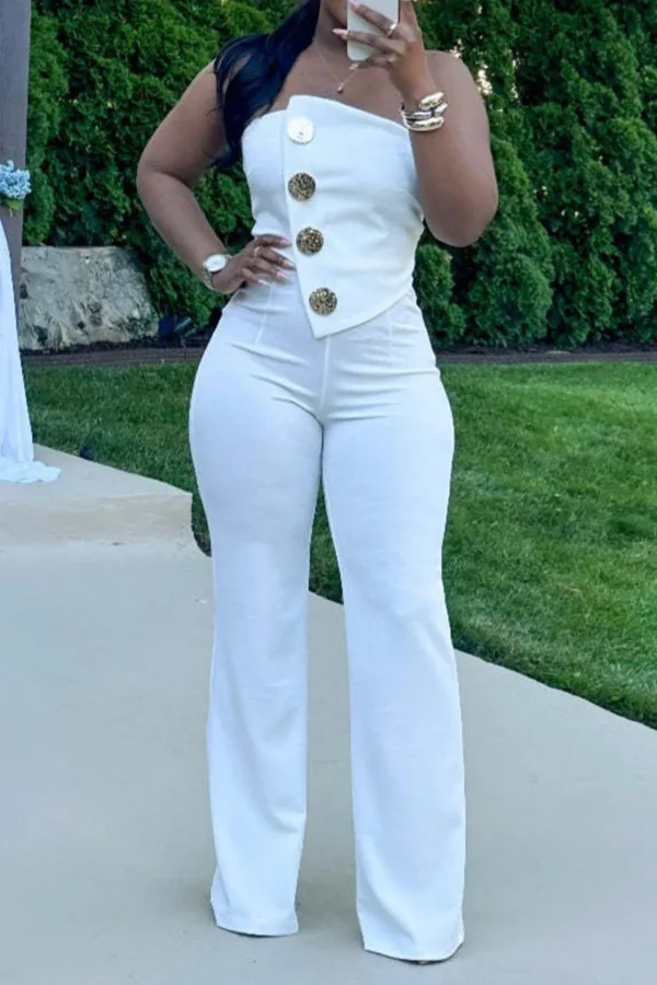 Sexy Casual Street Daily Vacation Jumpsuit