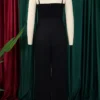 Casual Flower Shape Spaghetti Strap Loose Jumpsuits
