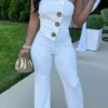 Sexy Casual Street Daily Vacation Jumpsuit