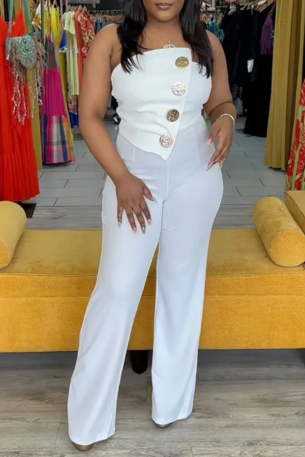 Sexy Casual Street Daily Vacation Jumpsuit