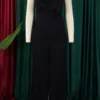 Casual Flower Shape Spaghetti Strap Loose Jumpsuits