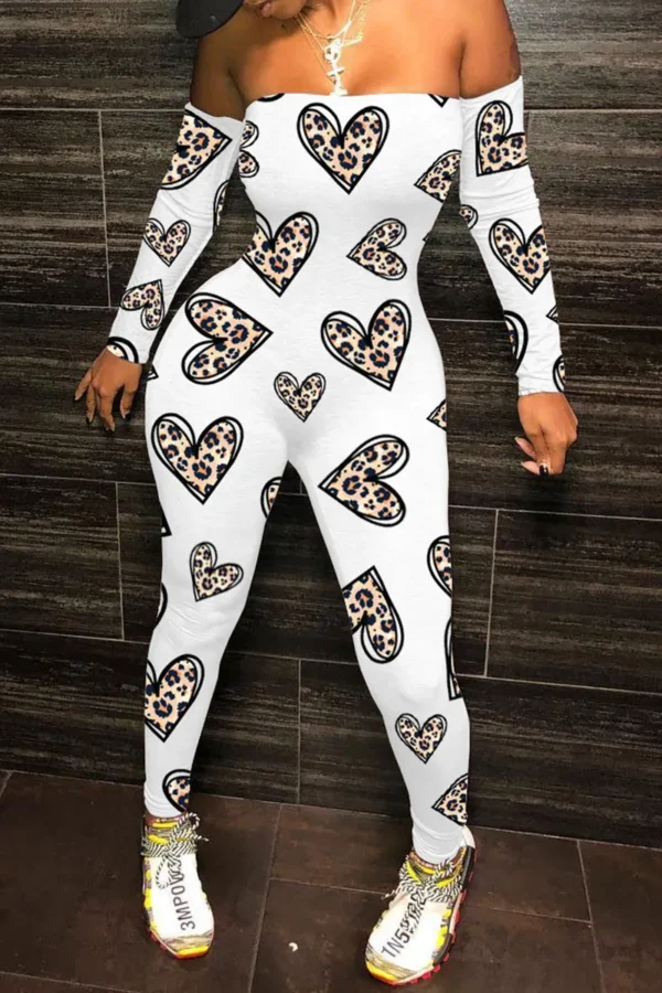 Sexy Strapless Regular Jumpsuits