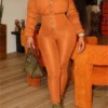 Casual Zipper Collar Skinny Jumpsuits