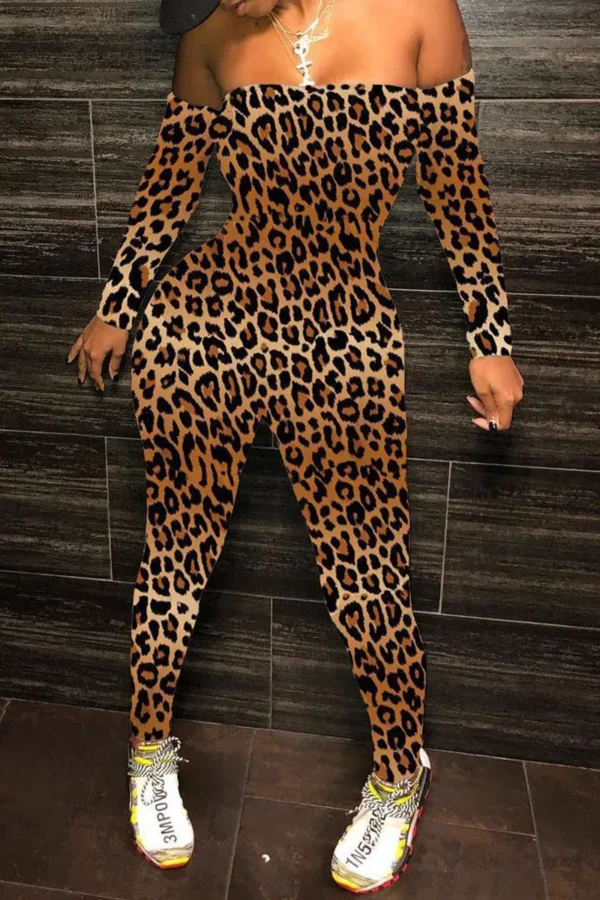 Sexy Strapless Regular Jumpsuits