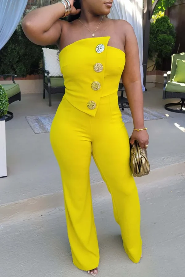 Sexy Casual Street Daily Vacation Jumpsuit