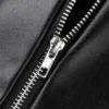 Black Casual Zipper Collar Skinny Jumpsuits