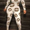 Sexy Strapless Regular Jumpsuits