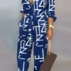 Casual Buckle Strap Design Turndown Collar Long Sleeve Vacation Jumpsuits