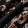 Elegant Print Backless Half A Turtleneck Tops