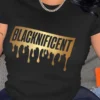 Black Casual Letter Print O Neck T-Shirts