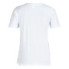 White Vintage Print Letter O Neck T-Shirts