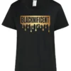 Black Casual Letter Print O Neck T-Shirts