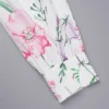 Casual Print V Neck Tops
