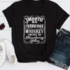 Black Casual Letter Print O Neck T-Shirts