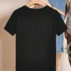 Black Casual Street Heart Pattern O Neck T-Shirts