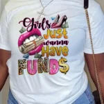 White Casual Street Graffiti Print Letters O Neck T-Shirts