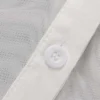 See-through Mesh Turndown Collar Tops